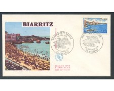 1976 - FRANCIA - TURISTICA BIARRITZ - BUSTA FDC - LOTTO/26500