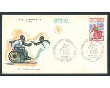 1970 - FRANCIA - GIOCHI PER DIVERSAMENTE ABILI - BUSTA FDC - LOTTO/26563