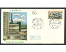 1963 - FRANCIA - SEDE DELLA RADIO TELEVISIONE - BUSTA FDC - LOTTO/26643