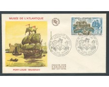 1976 - FRANCIA - MUSEO DELL'ATLANTICO - BUSTA FDC - LOTTO/26663