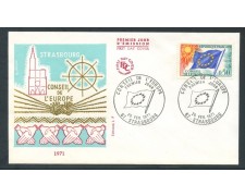 1971 - FRANCIA - CONSIGLIO D'EUROPA - BUSTA FDC - LOTTO/26674