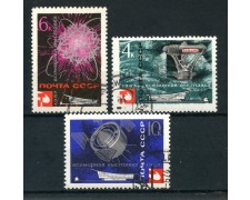 1967 - RUSSIA - ESPOSIZIONE DI MONTREAL 3v. - USATI - LOTTO/26942