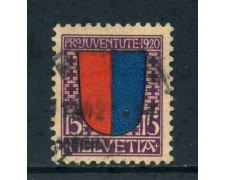1920 - SVIZZERA - 15 c. PRO JUVENTUTE - USATO - LOTTO/27055 1920 - SVIZZERA - 15 c. PRO JUVENTUTE - USATO - LOTTO/27055