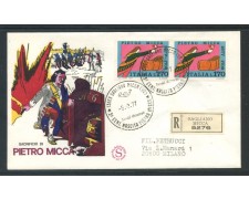 1977 - REPUBBLICA - PIETRO MICCA - BUSTA FDC FILAGRANO VIAGGIATA - LOTTO/27299 1977 - REPUBBLICA - PIETRO MICCA - BUSTA FDC FILAGRANO VIAGGIATA - LOTTO/27299