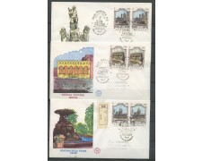 1977 - REPUBBLICA - FONTANE - 3 BUSTE FDC FILAGRANO VIAGGIATE - LOTTO/27328 1977 - REPUBBLICA - FONTANE - 3 BUSTE FDC FILAGRANO VIAGGIATE - LOTTO/27328