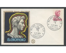 1974 - REPUBBLICA - S.GIORGIO DI DONATELLO - BUSTA FDC FILAGRANO - LOTTO/27465 1974 - REPUBBLICA - S.GIORGIO DI DONATELLO - BUSTA FDC FILAGRANO - LOTTO/27465