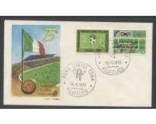 1973 - REPUBBLICA - FEDERAZIONE GIUOCO CALCIO - BUSTA FDC ROMA - LOTTO/27559 1973 - REPUBBLICA - FEDERAZIONE GIUOCO CALCIO - BUSTA FDC ROMA - LOTTO/27559