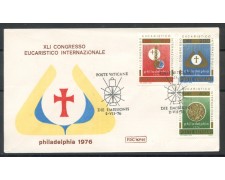 1976 - VATICANO - 41° CONGRESSO EUCARISTICO - BUSTA FDC ROMA - LOTTO/27591 1976 - VATICANO - 41° CONGRESSO EUCARISTICO - BUSTA FDC ROMA - LOTTO/27591
