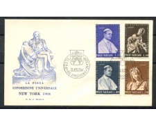 1964 - VATICANO - ESPOSIZIONE DI NEW YORK - BUSTA FDC RODIA - LOTTO/27682 1964 - VATICANO - ESPOSIZIONE DI NEW YORK - BUSTA FDC RODIA - LOTTO/27682
