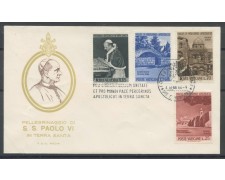 1964 - VATICANO - IL PAPA IN TERRASANTA - BUSTA FDC RODIA - LOTTO/27693 1964 - VATICANO - IL PAPA IN TERRASANTA - BUSTA FDC RODIA - LOTTO/27693