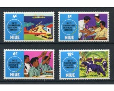 1972 - NIUE - COMMISIONE PACIFICO DEL SUD 4v. - NUOVI - LOTTO/27843 1972 - NIUE - COMMISIONE PACIFICO DEL SUD 4v. - NUOVI - LOTTO/27843