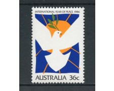 1986 - AUSTRALIA - ANNO DELLA PACE - NUOVO - LOTTO/27873 1986 - AUSTRALIA - ANNO DELLA PACE - NUOVO - LOTTO/27873