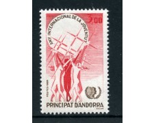 1985 - ANDORRA FRANCESE - ANNO DELLA GIOVENTU'- NUOVO - LOTTO/27892 1985 - ANDORRA FRANCESE - ANNO DELLA GIOVENTU'- NUOVO - LOTTO/27892