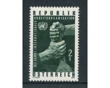 1969 - AUSTRIA - CINQUANTENARIO O.I.L. - NUOVO - LOTTO/27942 1969 - AUSTRIA - CINQUANTENARIO O.I.L. - NUOVO - LOTTO/27942
