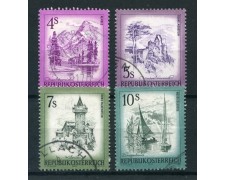 1973 - AUSTRIA - PAESAGGI 4v. - USATI - LOTTO/27995U