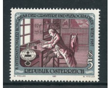 1987 - AUSTRIA - CONGRESSO INCISORI - NUOVO - LOTTO/28030