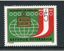1987 - AUSTRIA - CONGRESSO CASSE DI RISPARMIO - NUOVO - LOTTO/28031
