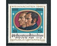 1987 - AUSTRIA - NATALE - NUOVO - LOTTO/28040