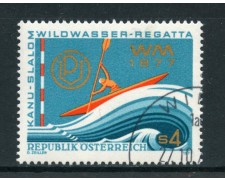 1977 - AUSTRIA - MONDIALI DI CANOA - USATO - LOTTO/28092 1977 - AUSTRIA - MONDIALI DI CANOA - USATO - LOTTO/28092