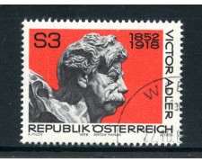1978 - AUSTRIA - VICTOR ADLER - USATO - LOTTO/28122 1978 - AUSTRIA - VICTOR ADLER - USATO - LOTTO/28122