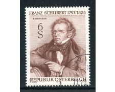 1978 - AUSTRIA - FRANZ SCHUBERT - USATO - LOTTO/28123 1978 - AUSTRIA - FRANZ SCHUBERT - USATO - LOTTO/28123