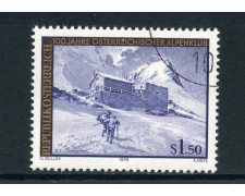 1978 - AUSTRIA - CLUB ALPINO AUSTRIACO - USATO - LOTTO/28125 1978 - AUSTRIA - CLUB ALPINO AUSTRIACO - USATO - LOTTO/28125