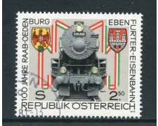 1979 - AUSTRIA - FERROVIA RAAB-OEDENBURG - USATO - LOTTO/28161 1979 - AUSTRIA - FERROVIA RAAB-OEDENBURG - USATO - LOTTO/28161