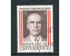 1980 - AUSTRIA - PRESIDENTE KIRCHSCHLAGER - USATO - LOTTO/28194 1980 - AUSTRIA - PRESIDENTE KIRCHSCHLAGER - USATO - LOTTO/28194