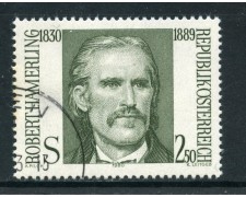 1980 - AUSTRIA - ROBERT HAMERLING - USATO - LOTTO/28195 1980 - AUSTRIA - ROBERT HAMERLING - USATO - LOTTO/28195