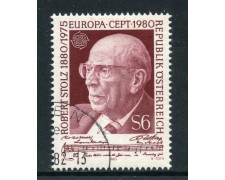 1980 - AUSTRIA - EUROPA R. STOLZ - USATO - LOTTO/28204 1980 - AUSTRIA - EUROPA R. STOLZ - USATO - LOTTO/28204