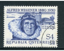 1980 - AUSTRIA - ALFRED WEGENER - USATO - LOTTO/28213 1980 - AUSTRIA - ALFRED WEGENER - USATO - LOTTO/28213
