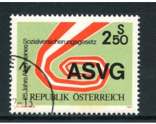 1981 - AUSTRIA - ASSICURAZIONI SOCIALI - USATO - LOTTO/28216