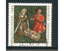 1982 - AUSTRIA - NATALE - USATO - LOTTO/28266