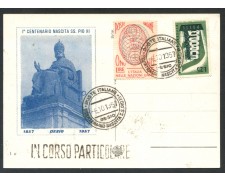 1957- REPUBBLICA - DESIO CENTENARIO DI PIO XI° - CARTOLINA - LOTTO/28280 1957- REPUBBLICA - DESIO CENTENARIO DI PIO XI° - CARTOLINA - LOTTO/28280