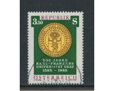 1985 - AUSTRIA - UNIVERSITA' DI GRAZ - USATO - LOTTO/28335