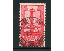 1931 - REGNO - 20 c. ACCADEMIA NAVALE DI LIVORNO - USATO - LOTTO/28434 1931 - REGNO - 20 c. ACCADEMIA NAVALE DI LIVORNO - USATO - LOTTO/28434