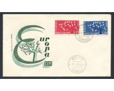 1962 - REPUBBLICA - EUROPA 2v. - BUSTA FDC - LOTTO/28555 1962 - REPUBBLICA - EUROPA 2v. - BUSTA FDC - LOTTO/28555