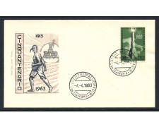 1963 - REPUBBLICA - ISTITUTO ASSICURAZIONI - BUSTA FDC - LOTTO/28571 1963 - REPUBBLICA - ISTITUTO ASSICURAZIONI - BUSTA FDC - LOTTO/28571