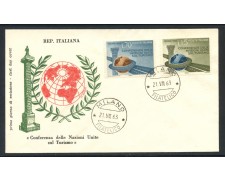 1963 - REPUBBLICA - CONFERENZA SUL TURISMO - BUSTA FDC - LOTTO/28587 1963 - REPUBBLICA - CONFERENZA SUL TURISMO - BUSTA FDC - LOTTO/28587