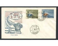 1963 - REPUBBLICA - CONFERENZA SUL TURISMO - BUSTA FDC - LOTTO/28588 1963 - REPUBBLICA - CONFERENZA SUL TURISMO - BUSTA FDC - LOTTO/28588