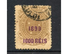 1899 - BRASILE - 1000 SU 700 r. SOPRASTAMPATO - USATO - LOTTO/28829 1899 - BRASILE - 1000 SU 700 r. SOPRASTAMPATO - USATO - LOTTO/28829