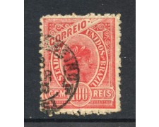 1900 - BRASILE - 100r. ROSA - USATO - LOTTO/28834 1900 - BRASILE - 100r. ROSA - USATO - LOTTO/28834