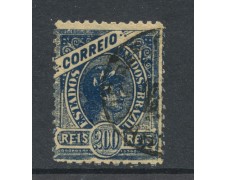 1900 - BRASILE - 200r. BLU - USATO - LOTTO/28835 1900 - BRASILE - 200r. BLU - USATO - LOTTO/28835