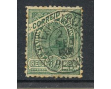 1905 - BRASILE - 50r. VERDE CON FILIGRANA - USATO - LOTTO/28837 1905 - BRASILE - 50r. VERDE CON FILIGRANA - USATO - LOTTO/28837