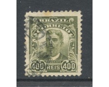 1906 - BRASILE - 400r. PRUDENTE DE MORAES - USATO - LOTTO/28845 1906 - BRASILE - 400r. PRUDENTE DE MORAES - USATO - LOTTO/28845