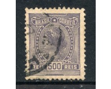 1918 - BRASILE - 500r. VIOLETTO - USATO - LOTTO/28860 1918 - BRASILE - 500r. VIOLETTO - USATO - LOTTO/28860