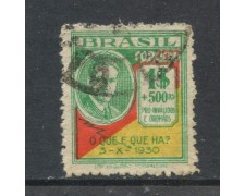 1931 - BRASILE - 1m.+500r. VITTIME DELLA RIVOLUZIONE - USATO - LOTTO/28873 1931 - BRASILE - 1m.+500r. VITTIME DELLA RIVOLUZIONE - USATO - LOTTO/28873
