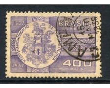 1938 - BRASILE - 400r. CITTA' DI 0LINDA - USATO - LOTTO/28883 1938 - BRASILE - 400r. CITTA' DI 0LINDA - USATO - LOTTO/28883