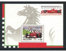 2001 - ITALIA REPUBBLICA - FERRARI CAMPIONI - FOGLIETTO NUOVO - LOTTO/28894 2001 - ITALIA REPUBBLICA - FERRARI CAMPIONI - FOGLIETTO NUOVO - LOTTO/28894