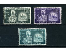 1955 - LOTTO/5840 - VATICANO - MARTIRIO DI SAN BONIFACIO 3v. NUOVI 1955 - LOTTO/5840 - VATICANO - MARTIRIO DI SAN BONIFACIO 3v. NUOVI